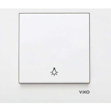 Viko Viko Karre Beyaz Işık Lıght Ç.B. Çerçeve Hariç