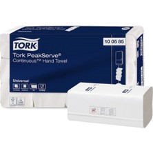 Tork Peakserve Beyaz 1 Katlı H5 El Havlusu 20,1 x 22,5 cm 12 x 410 Bez Evrensel