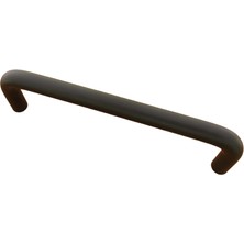 Azm U Boy Kulp Mat Siyah 128 mm Dolap Vestiyer