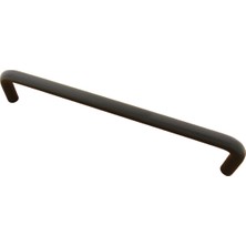 Azm U Boy Kulp Mat Siyah 192 mm Dolap Vestiyer