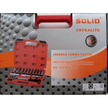 Solid Lokma Takımı Solid 14 Parça 1/2" 6 Köşe Derin Lokma Takımı