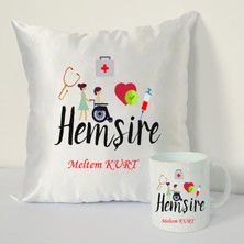 Nil Hediye Hemşire Bardağı ve Dekoratif Kırlenti  5