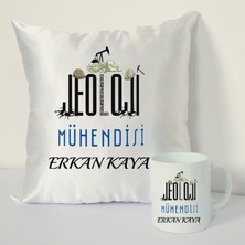 Nil Hediye Jeoloji Mühendisi Bardağı ve Dekoratif Kırlenti