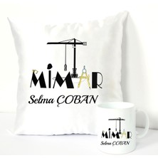 Nil Hediye Mimar Bardağı ve Dekoratif Kırlenti