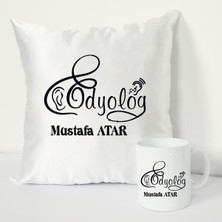 Nil Hediye Odyolog Bardağı ve Dekoratif Kırlenti