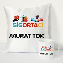 Nil Hediye Sigortacı Kupa Bardağı ve Dekoratif Kırlenti