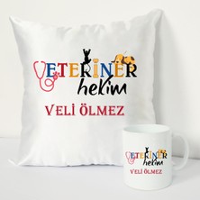 Nil Hediye Veteriner Hekim Bardağı ve Dekoratif Kırlenti