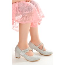 Kiko Kids Aisha Çupra Günlük Kız Çocuk 4 Cm Topuklu Abiye Ayakkabı