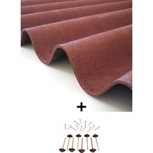 Onduline Onduline Hr® (Ondulin) Oluklu Çatı Levhası+20 Adet Kendi Çivisi