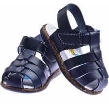 Kiko Şb 2321-29  Erkek Çocuk Ilk Adım Sandalet Terlik