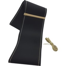 Neebs Oto Direksiyon Kılıfı Alcantara Model Alcantra Bej Dikişli