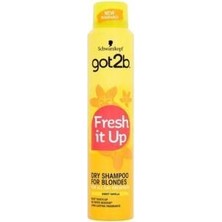 GOT2B Fresh It Up Kuru Şampuan Blond 200ml*6