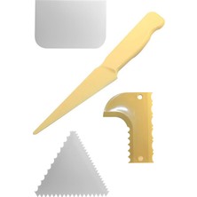 İles Gurme Pasta Sıvama Şekillendirme Büyük 4'lü Set