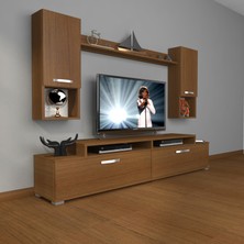 Decoraktiv Ekoflex 5da Slm Tv Ünitesi Tv Sehpası Naturel Ceviz