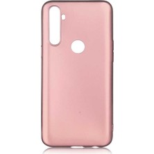 Case Street Realme C3 Kılıf Premier Silikon Esnek Koruma + Nano Glass Bronz