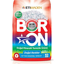 Boron Toz Deterjan Renkliler 4 kg + Boron Toz Deterjan Beyazlar 4 kg