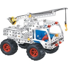 Aelo Toys Vidalı Metal Yapı Oyuncağı Kancalı Vinc No 3114