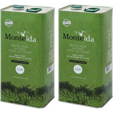 Monteida Erken Hasat  Sızma Zeytinyağı Soğuk Sıkım 5 lt Teneke - 2 lt Paket