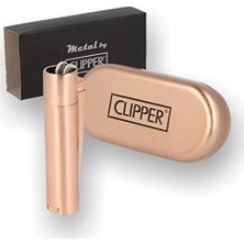 Clipper Rose Gold Metal Çakmak