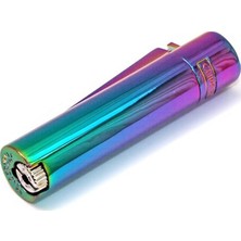 Clipper Gökkuşağı Renkli Metal Çakmak