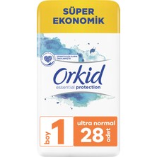 Orkid Essentials Protection Hijyenik Ped Süper Ekonomik Paket Normal 28 Ped