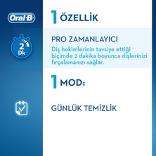 Oral-B D100 Şarjlı  Black Crossaction Diş Fırçası