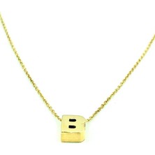 Tekin Gold B Harf Kolye