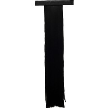 Eva Peruk Sihirli Düz At Kuyruğu Siyah