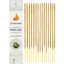 Ayurvedic White Sage Beyaz Adaçayı Masala Organik Tütsü