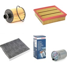 Bosch Filtre Bakım Seti Opel Corsa D 1.3 Cdtı 2006-2014 Dizel Hava + Yağ + Yakıt Filtre + Polen Sardes