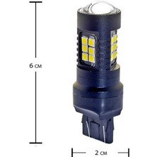 C9 Carmaniaks Osram Mercekli Canbus T20 Beyaz Stop ve Sinyal LED Ampulü CRME0117