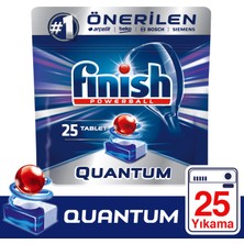 Finish Quantum Bulaşık Makinesi Deterjanı Tableti 25 Yıkama