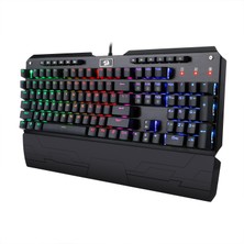 Redragon Indrah K555-1 RGB Mavi̇ Switch Türkçe Oyuncu Klavye
