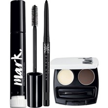 Avon Mark Spectra Lash Maskara Göz Kalemi ve Kaş Bakım Kiti Seti