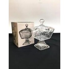 Paşabahçe El Yapımı Cam Şekerlik 95467
