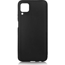 Tekno Grup Huawei P40 Lite Kılıf Mat Premium Silikon Kılıf + Tam Kaplayan 5D Cam Ekran Koruyucu Siyah