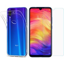 Kılıfist Xiaomi Redmi Note 7 Nitro Antişok Silikon Kılıf Kenar Korumalı +Cam