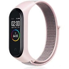 Kılıfist  Mi Band 3 / 4 Krd-13 Hasır Örme Kordon Kayış