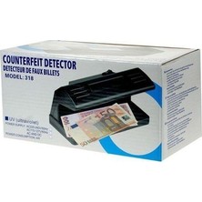 Evim Shopping Counterfeıt Detector Sahte Para Tespit Cihazı Makinesi Kontrol Dedektörü Aleti Mor Işıklı Elektrikli