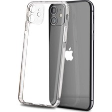 KZY Apple iPhone 11 Tıpalı Kamera Korumalı Şeffaf Premier Kılıf