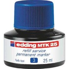Edding Mtk 25 Mavi Yedek Mürekkep 25 ml