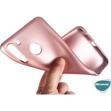 Microsonic Matte Silicone Samsung Galaxy A21 Kılıf Kırmızı