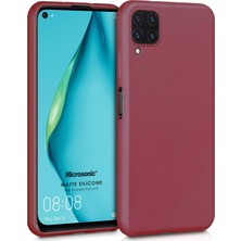 Microsonic Matte Silicone Huawei P40 Lite Kılıf Mor