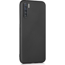 Microsonic Matte Silicone Oppo A91 Kılıf Siyah