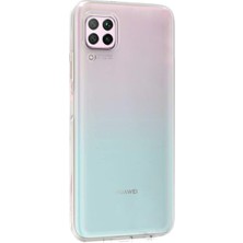 Microsonic Huawei P40 Lite Kılıf Transparent Soft Beyaz