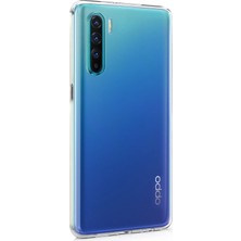 Microsonic Oppo Reno 3 Kılıf Transparent Soft Beyaz