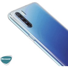 Microsonic Oppo Reno 3 Kılıf Transparent Soft Beyaz