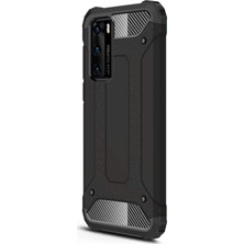 Microsonic Huawei P40 Kılıf Rugged Armor Siyah