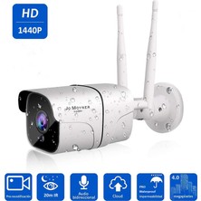 Jo Moyner 4MP Full HD IR Gece Görüşlü Wifi Kablosuz IP Güvenlik Kamerası