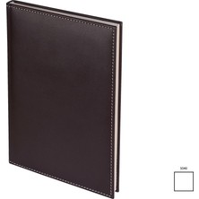 2K Düz Defter Diplomat 20 x 28 cm Kahve